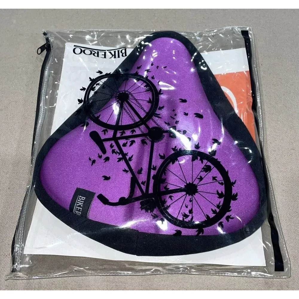 Bikeroo LARGE Exercise Bike Seat Cushion COVER 10x11